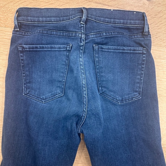 3x1 NYC Eleta 1507 Dark Wash Straight Leg Raw Hem High Waist Jeans Size 25 - Picture 7 of 11